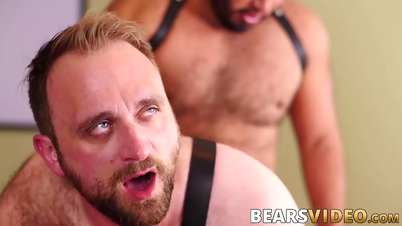 Cutie takes dick from a big hunky bear