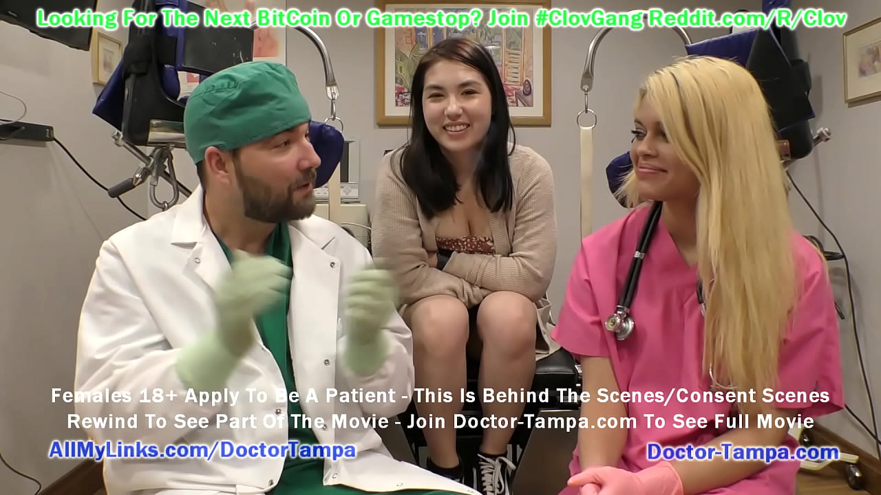 $CLOV - Mina Moon Undergoes Her Mandatory Student Gynecological Exam @ Doctor Tampa & Destiny Cruz's Gloved Hands @ Doctor-Tampacom EXCLUSIVE MEDFET!