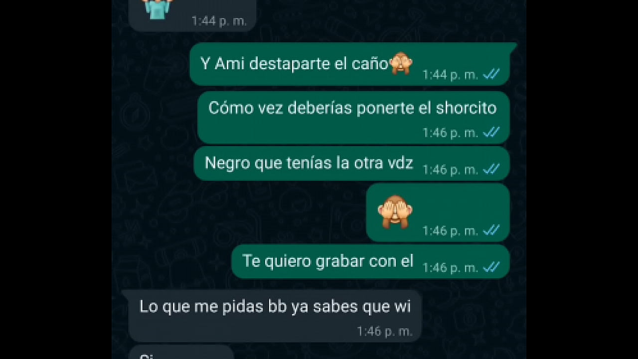 Hace mucho que no le escribía a su wa y terminamos cogiendo