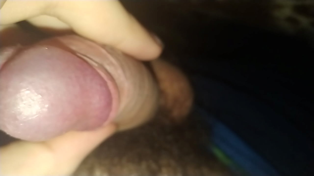 Showing and touching my dick.