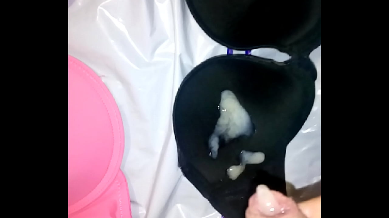 cumshot small cup  bra