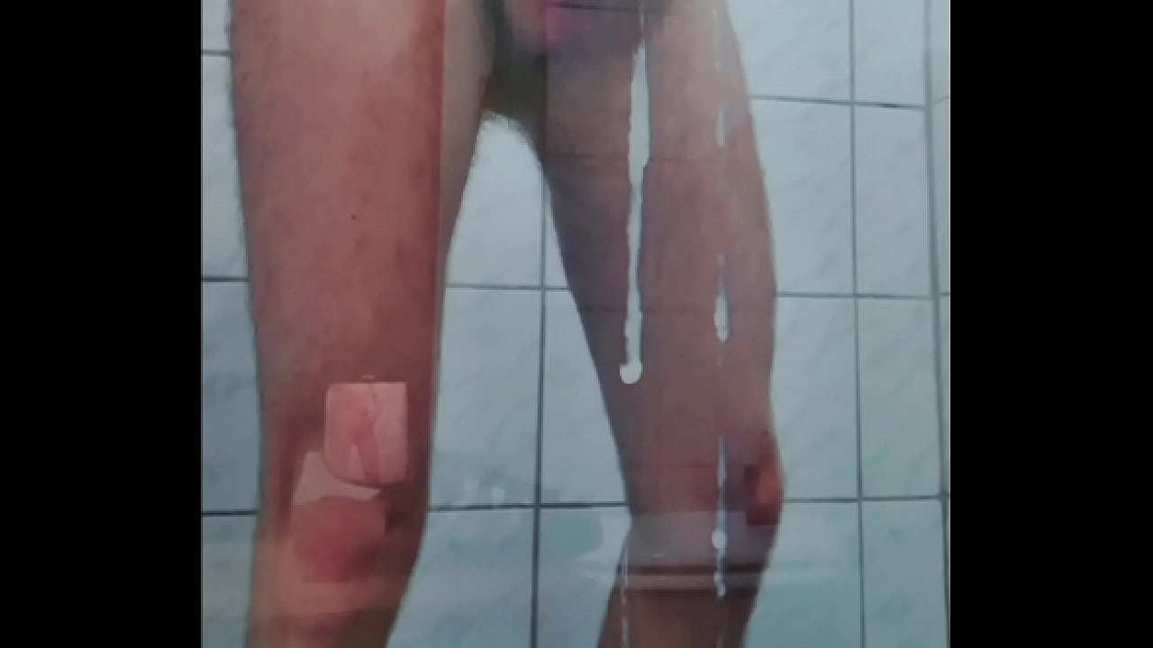 Cock Cum in shower