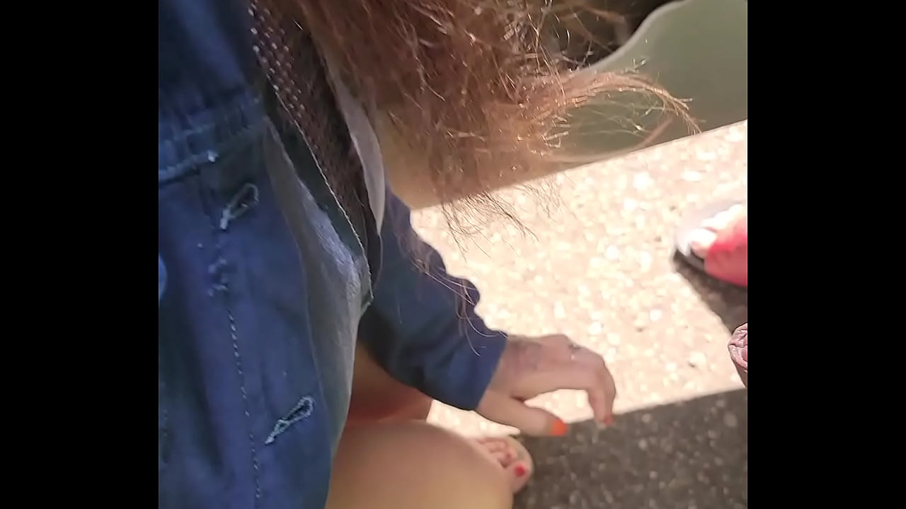 Deep Anal in public and deepthroat blowjob for my step daddy when he pulls out on backroad