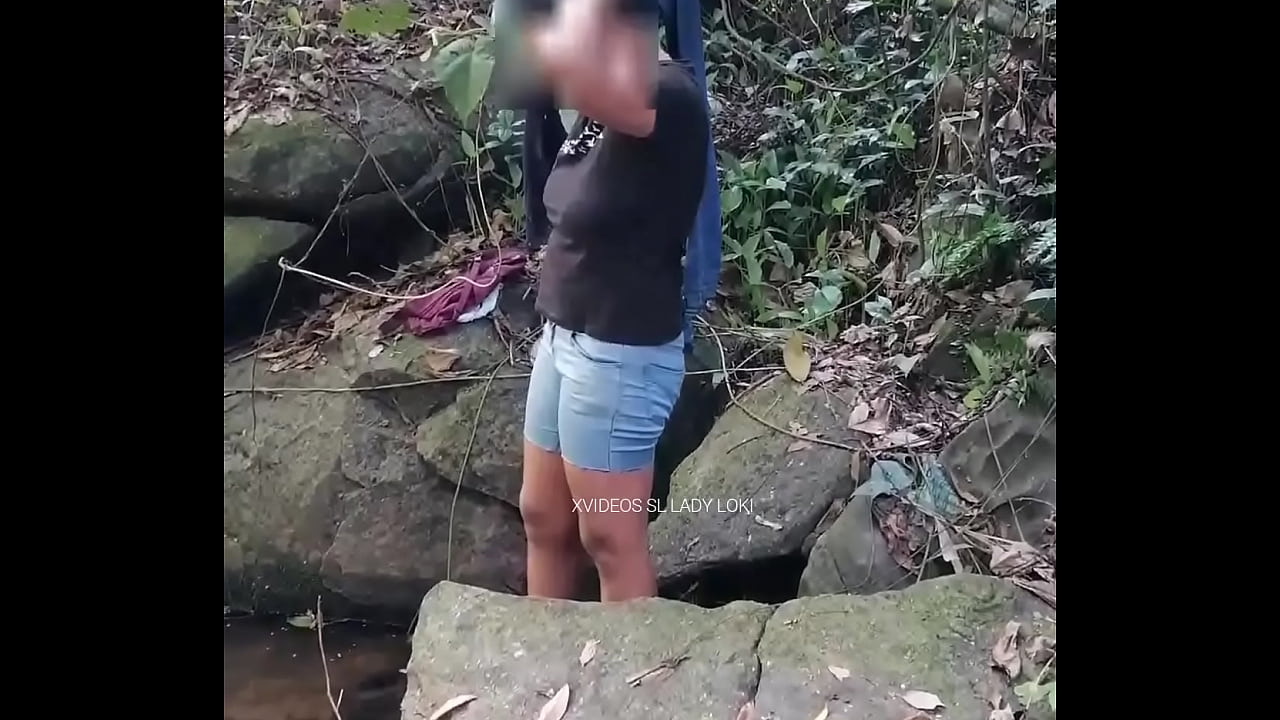 Big natural tits milf shower inwaterfall - jungle