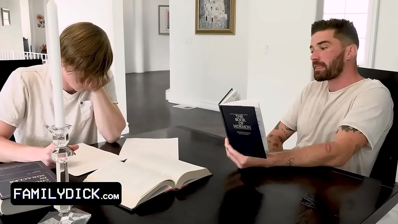 Innocent Boy Wants To Know About The Mormon Church So His Old Man Shows Him Their Ordination Rituals