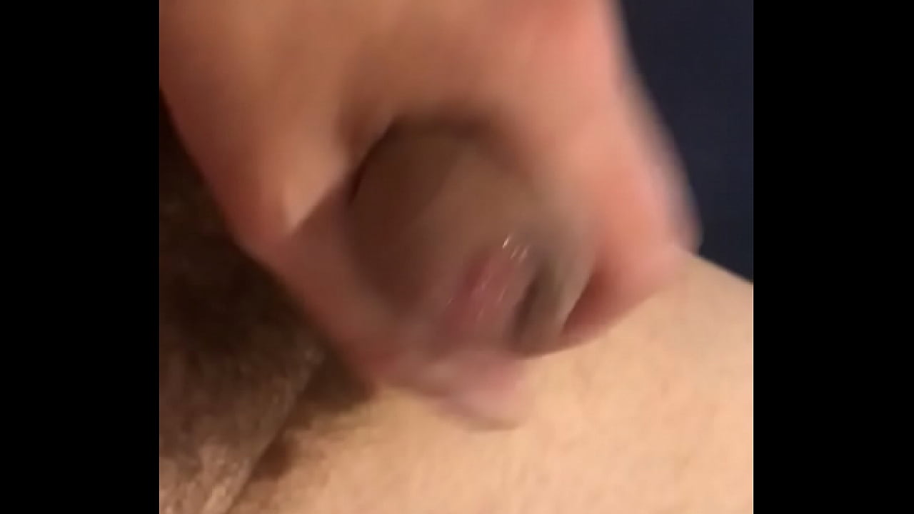 wanking uncut cock