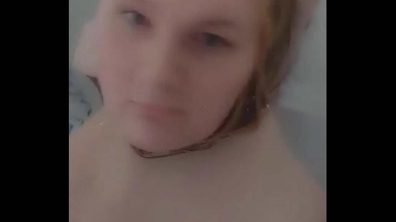 Trans Woman has Fun in the Shower on Camera