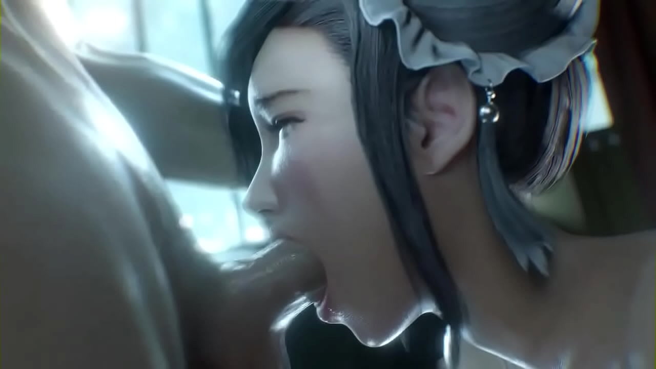 Hard deepthroat Tifa Lockhart (Final Fantasy VII)