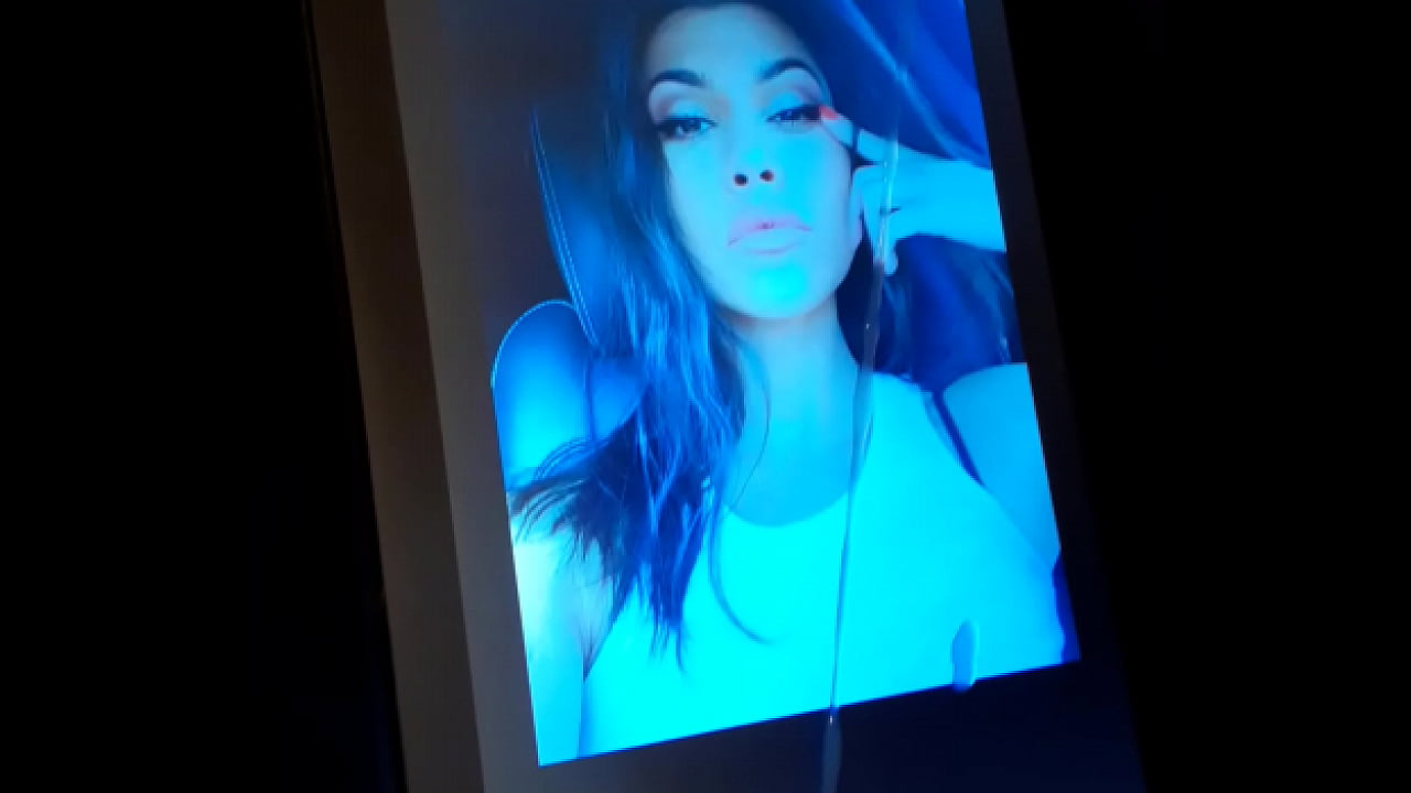 Cum tribute on screen