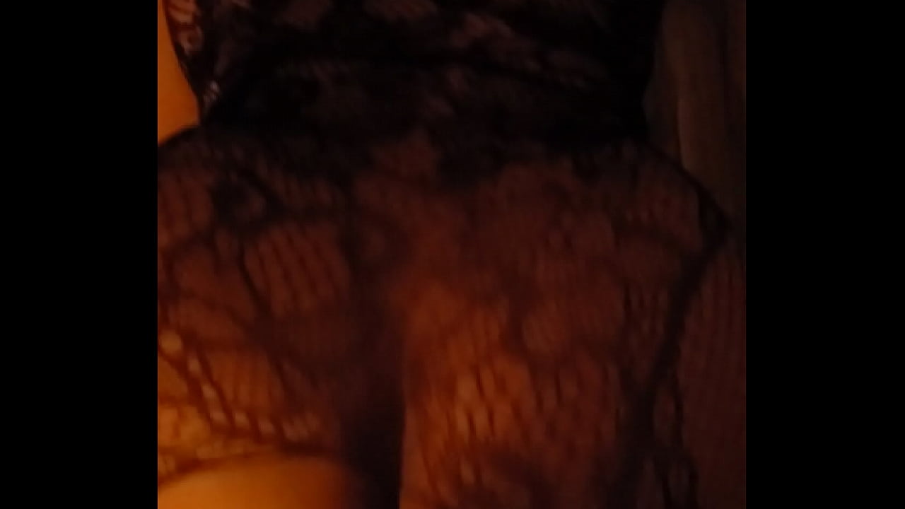 Latina whore in fishnets getting cum in her pussy
