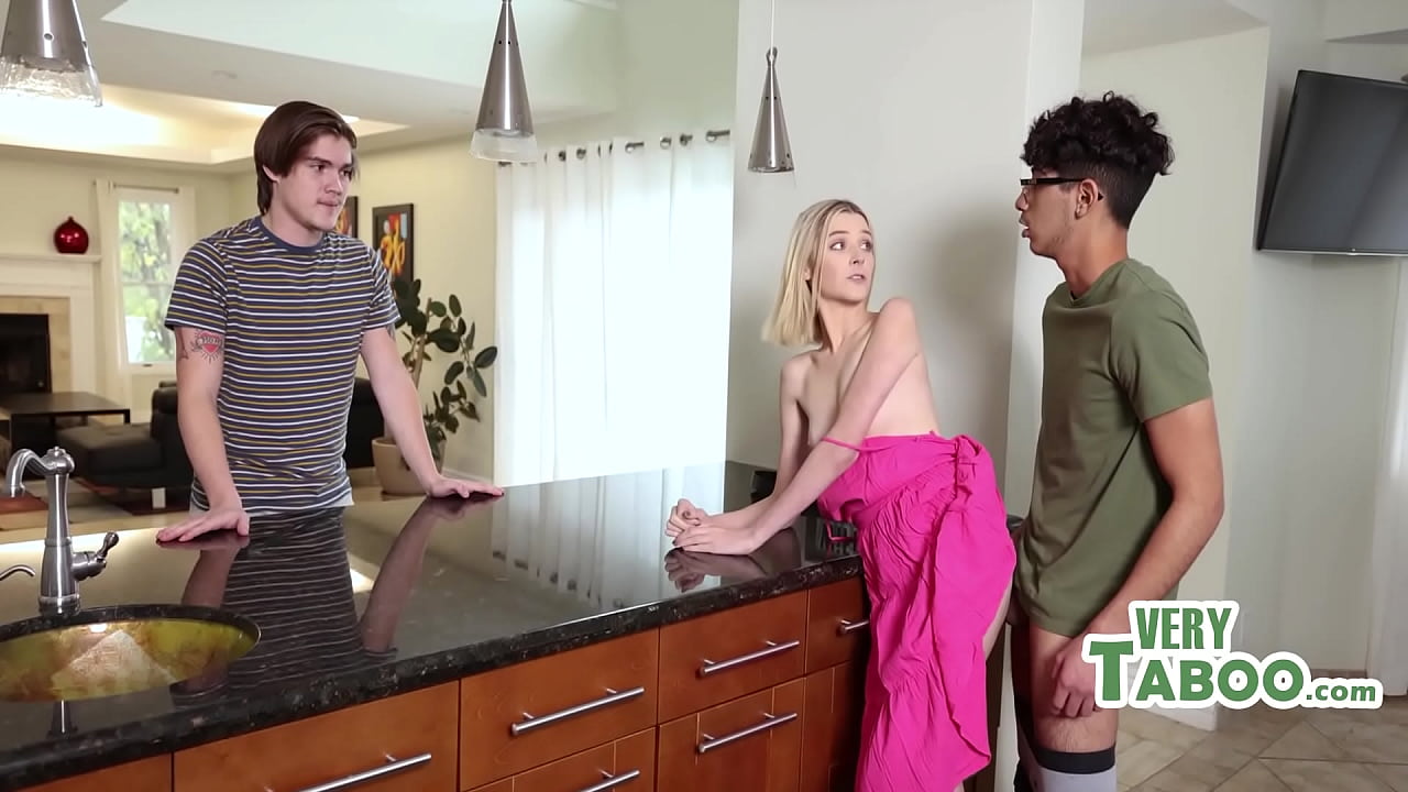 Caught My Stepbro And Stepsis Fucking In Kitchen- Maria Anjel