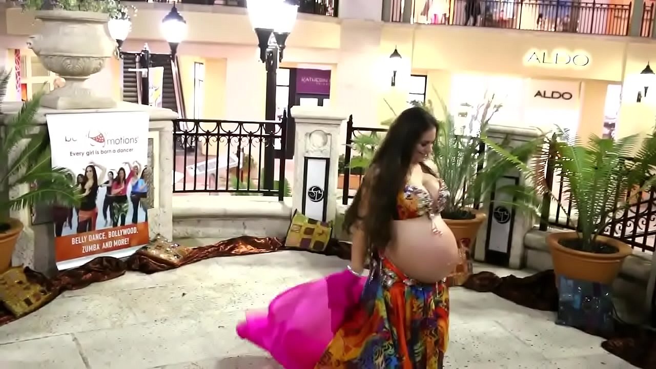 Pregnant Belly Dancer