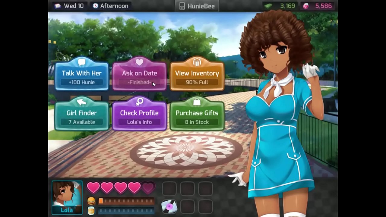 Huniepop Hot Uncensored Gameplay Guide Episode 5 Throwing Balls