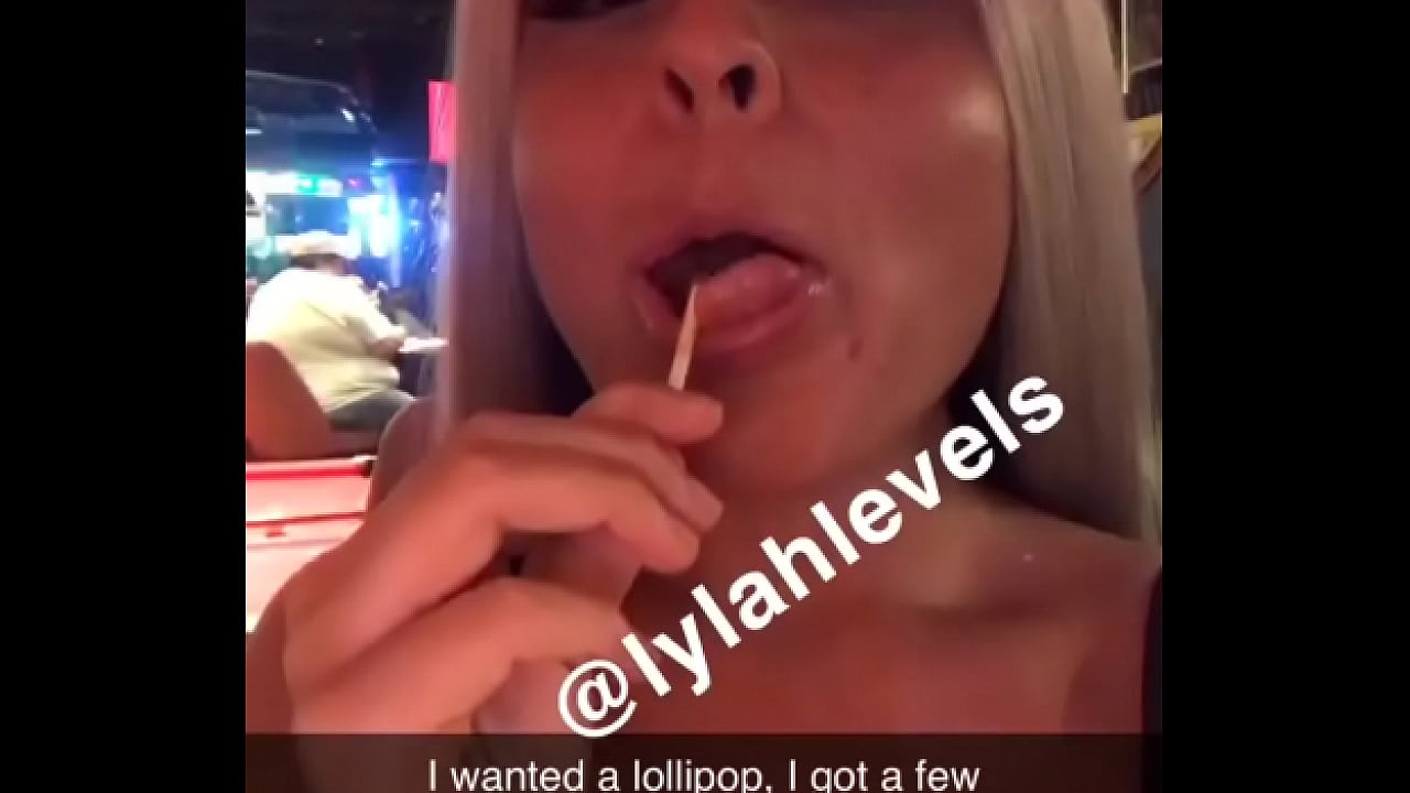 Sucking on my lollipop Minding my business like a good girl