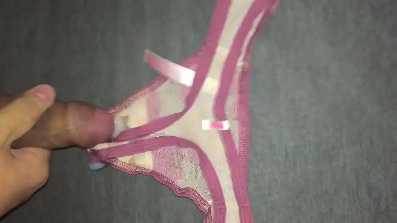 Cumming on NOT my step sisters thong (cummedpanties)