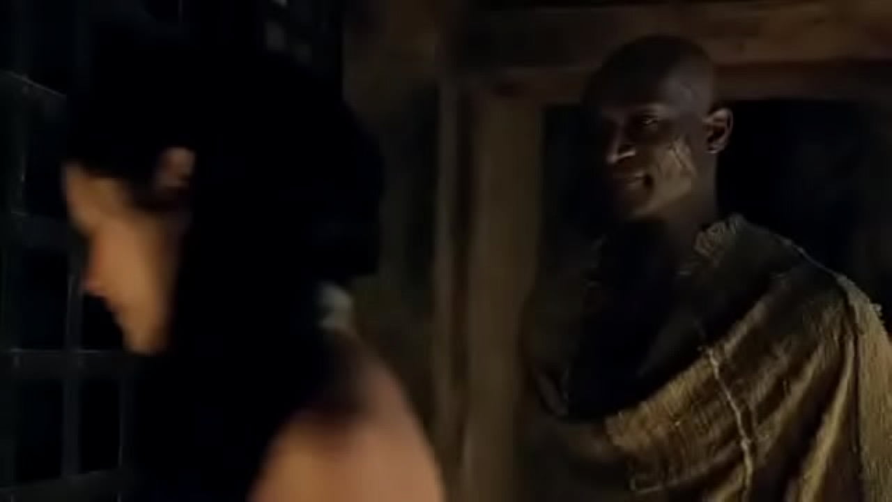 white woman fucks black warrior in Spartacus