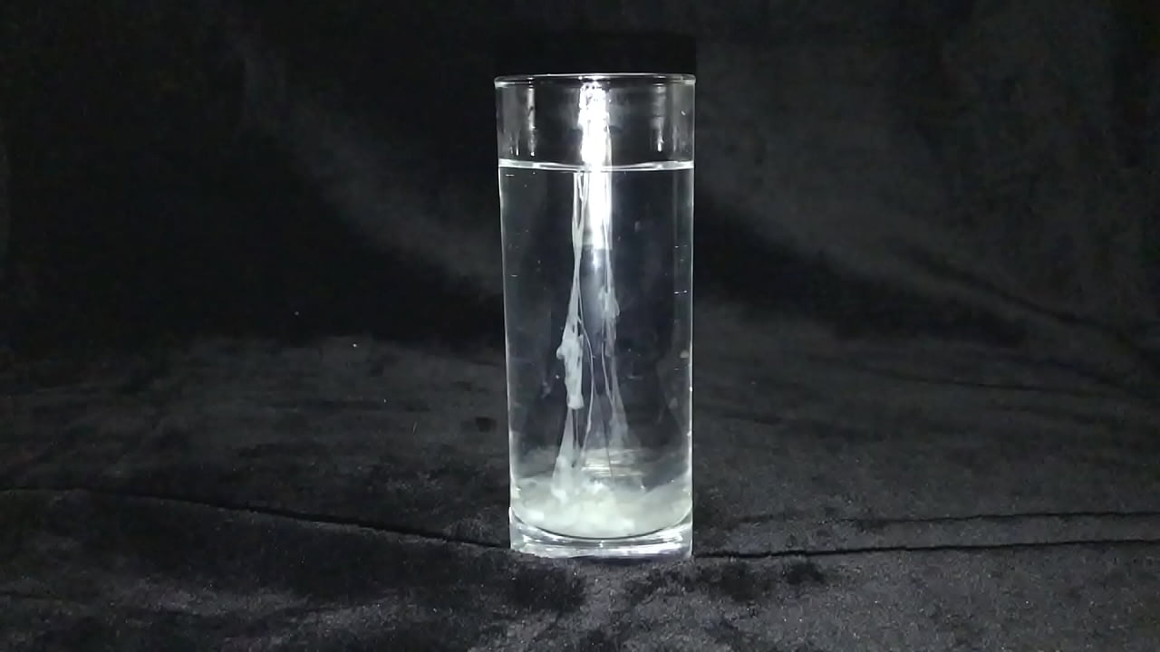 Cumshot in a Glass of Water 2