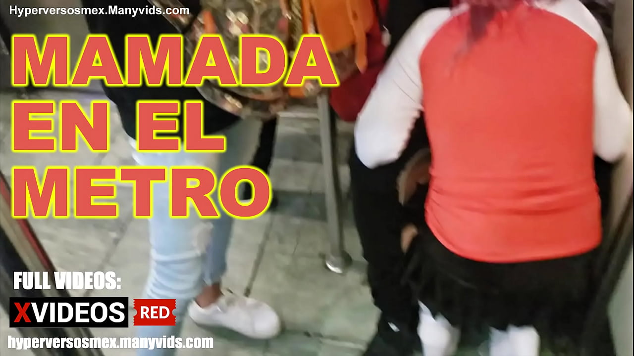 Fajando en el metro, Daniela se caliente y casi se ensarta