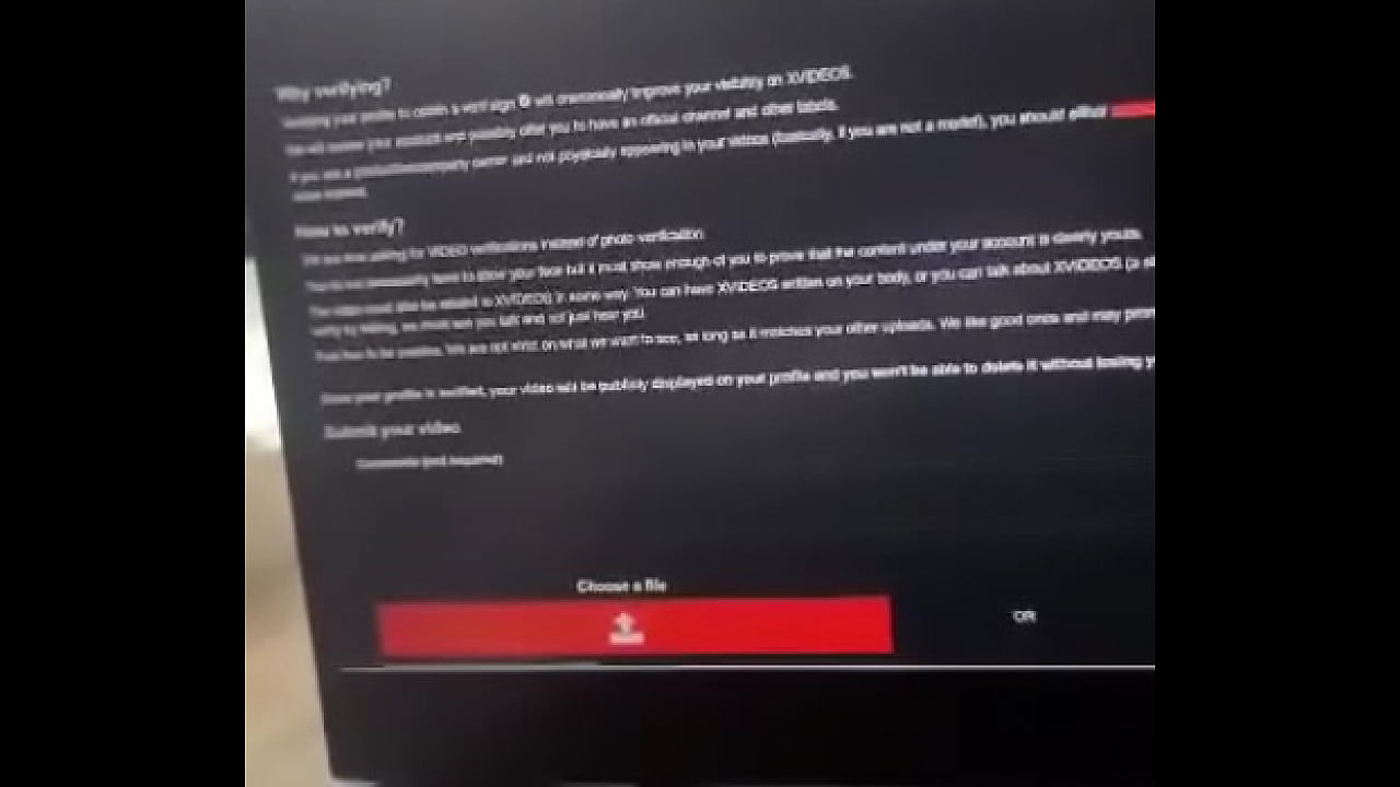 Verification video for xideos approval here you go