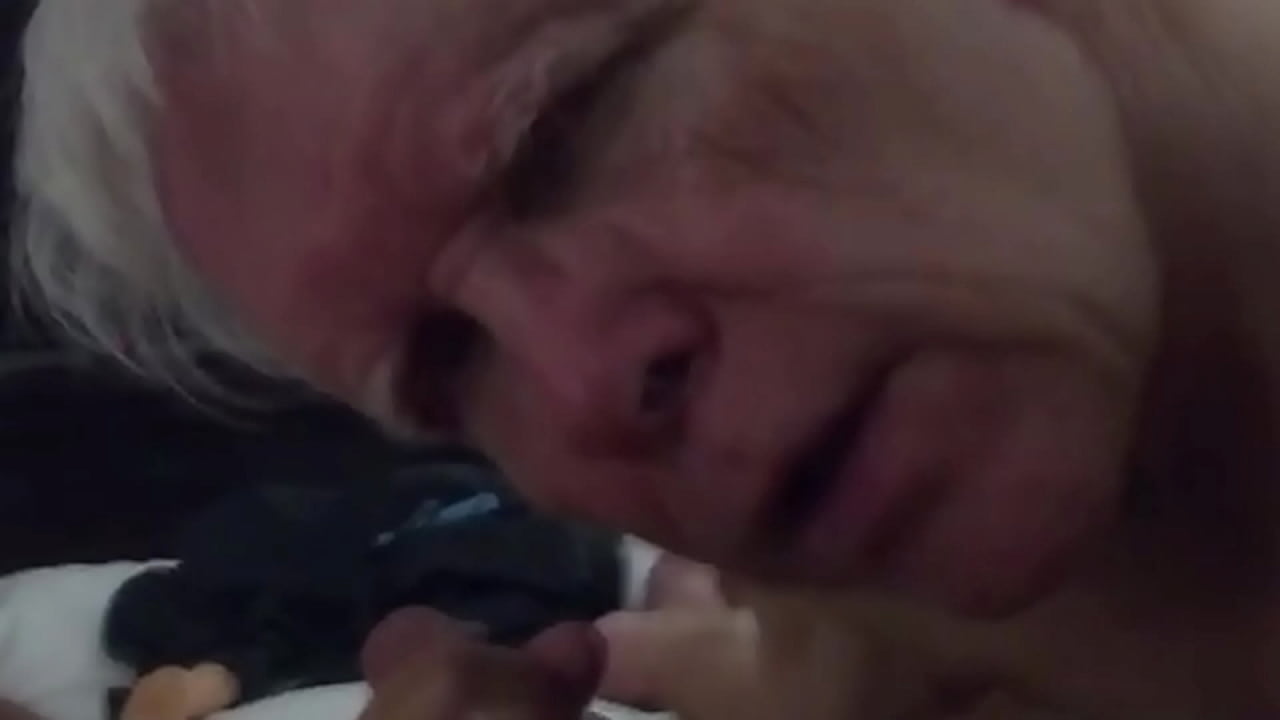 Amputee Old Man Can't Get Enough Cum, Needs More Men Like These Guys - Part 2