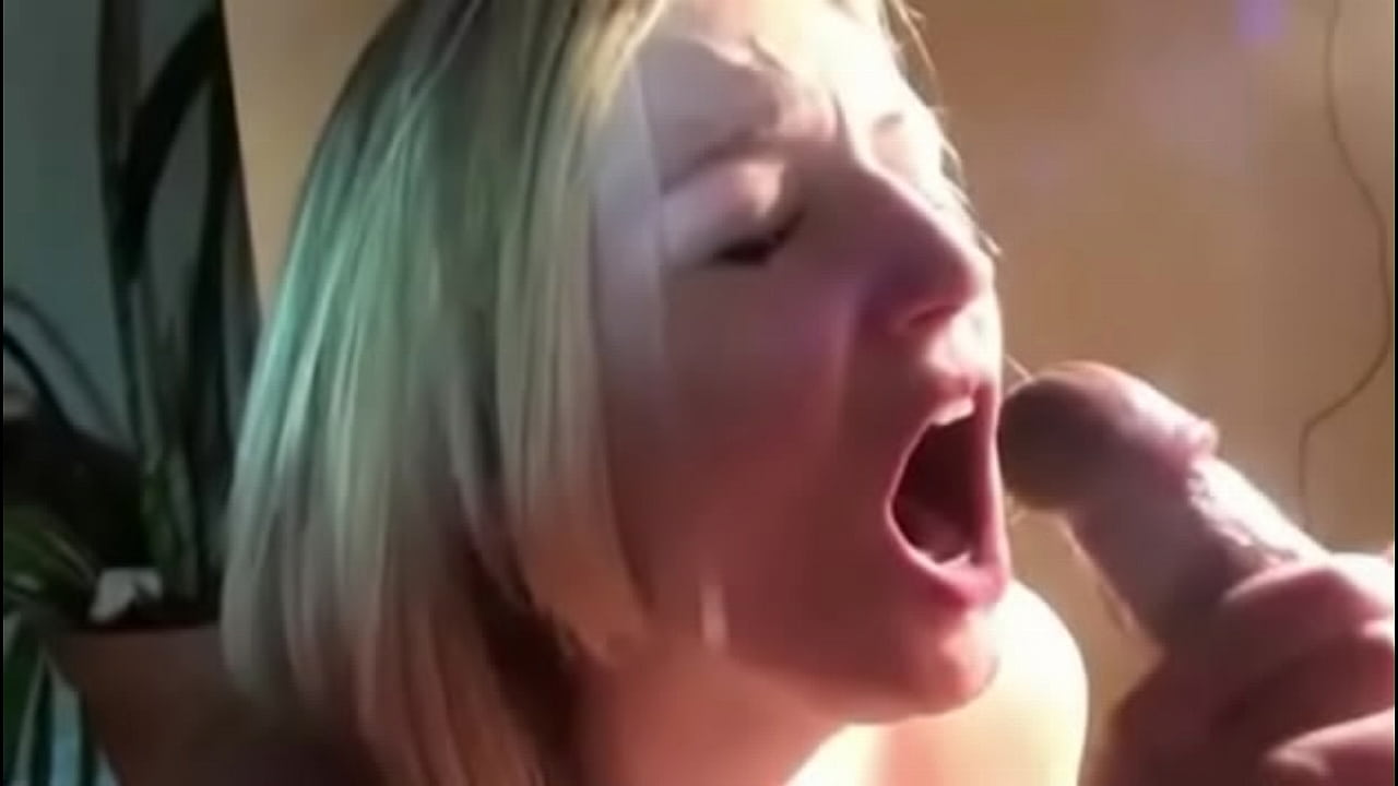 Perfect Cumshot All Over Blonde's Pretty Face