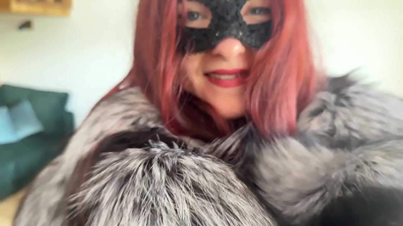 Rough ANAL sex with sex doll in fur coat. Cyber doll role play (ShortVersion)