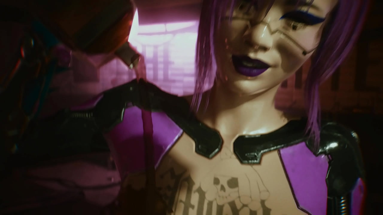 Rita Wheeler Cyberpunk 2077 Animation | Hammer Club Backstage Scene | Lizzie's Braindance Mod Edit