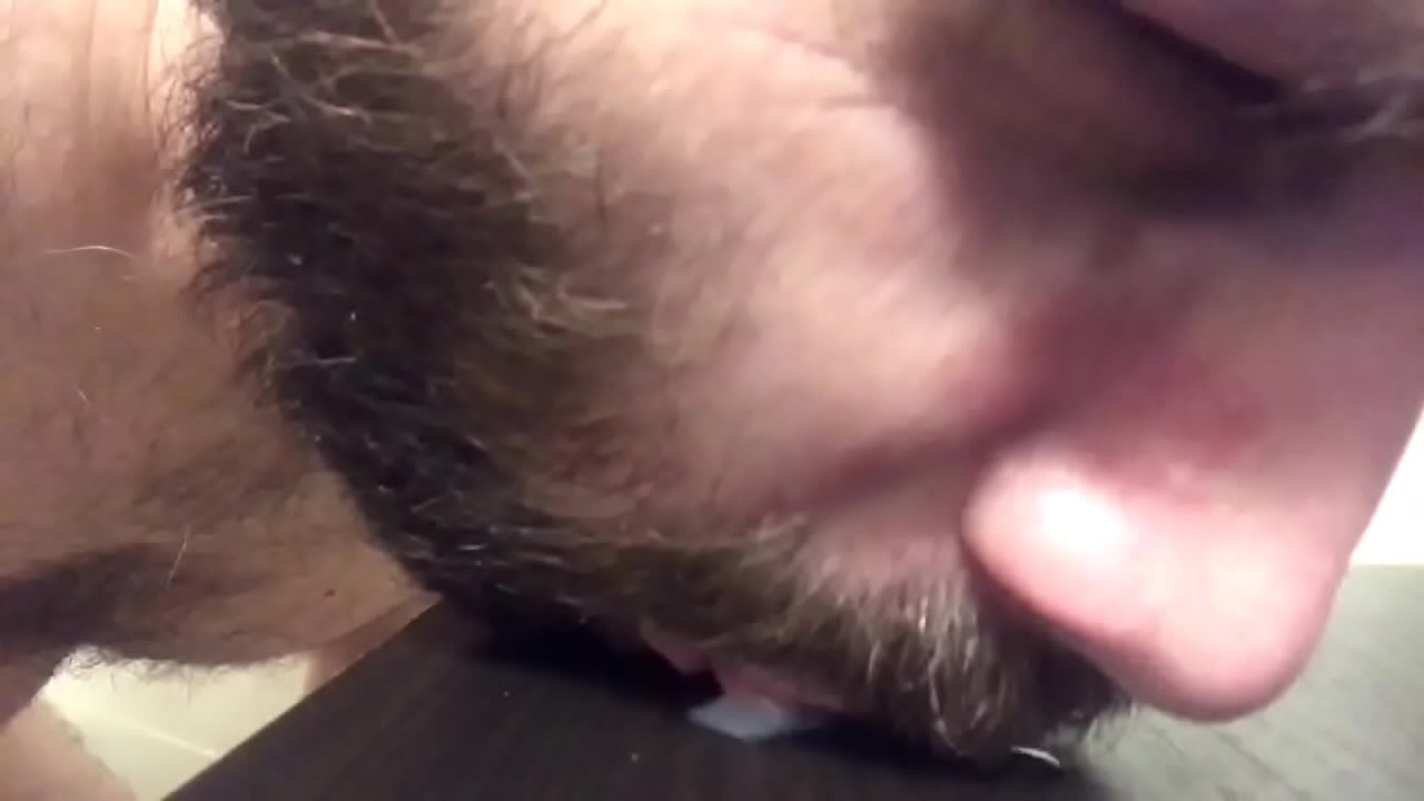 Cum shot followed by me eating my cum