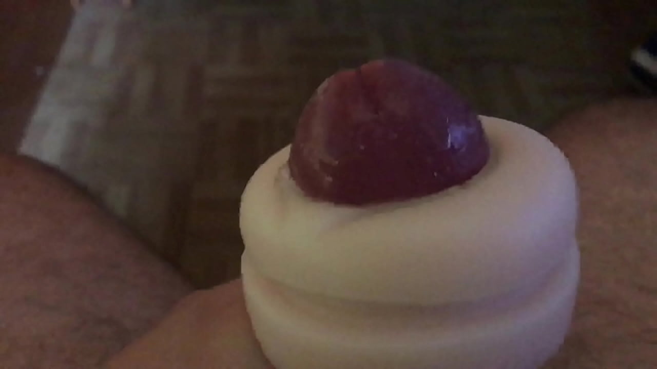 Tons of pre cum in this fleshlight handjob