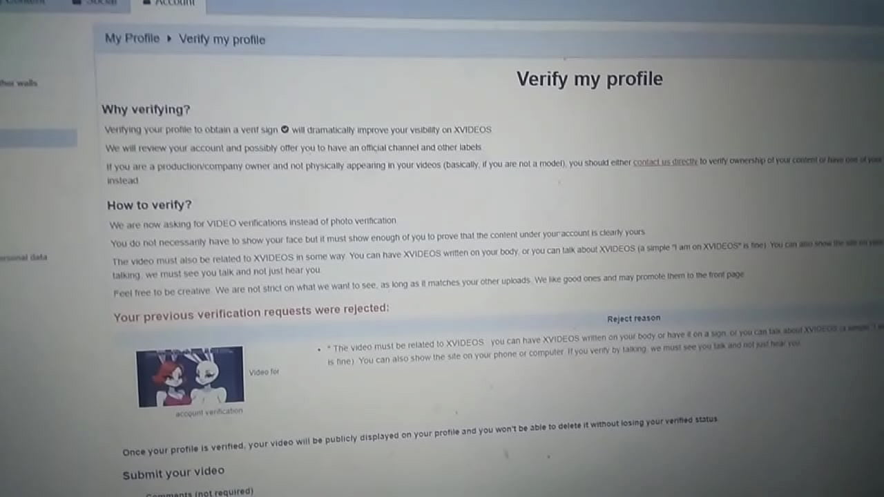 Verification video