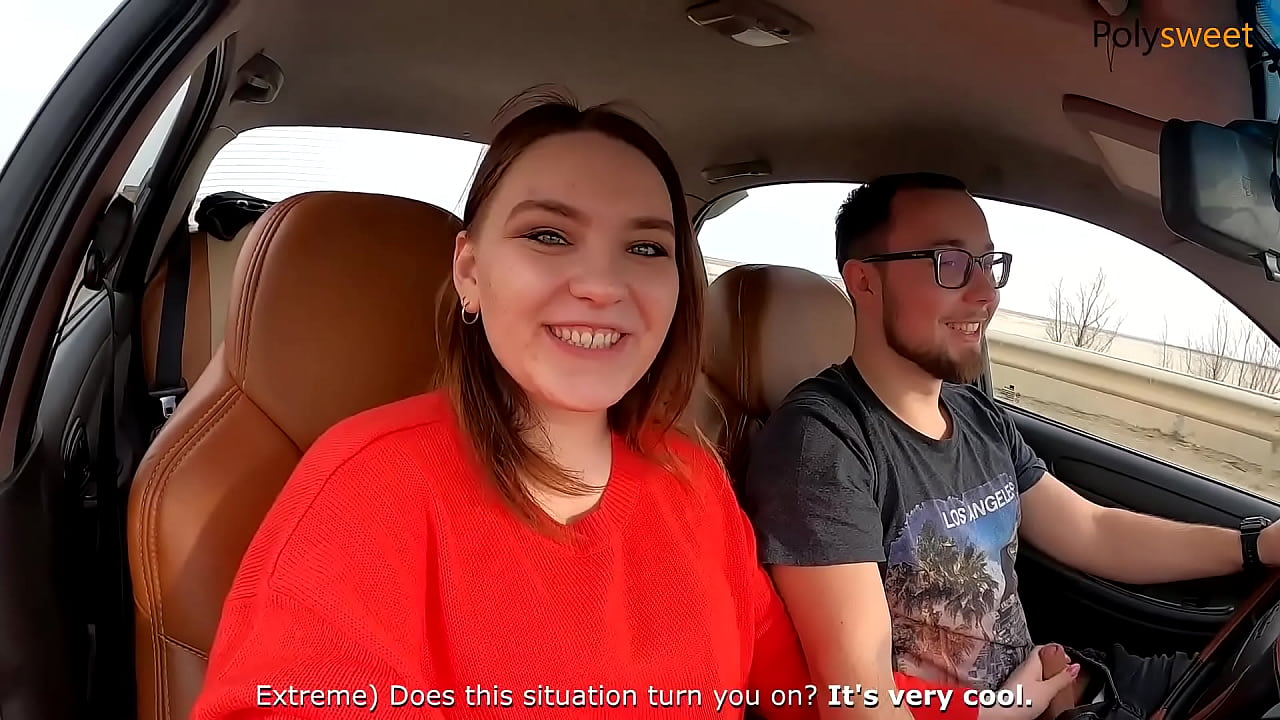 Everyone saw what she was doing. Blowjob while driving!