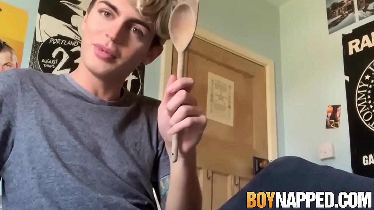 Inked twink submissive webcam spanking