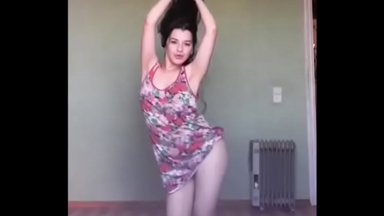 Sexy woman dances