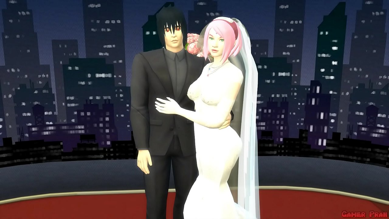 sakuras wedding part me hentai netorare newlyweds take pictures with eyes covered a wife silly husband