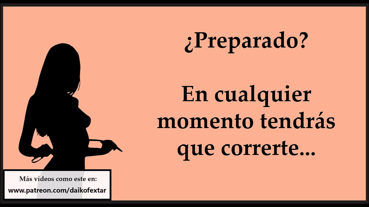 No te corras todavía, espera mi orden. Juego interactivo.