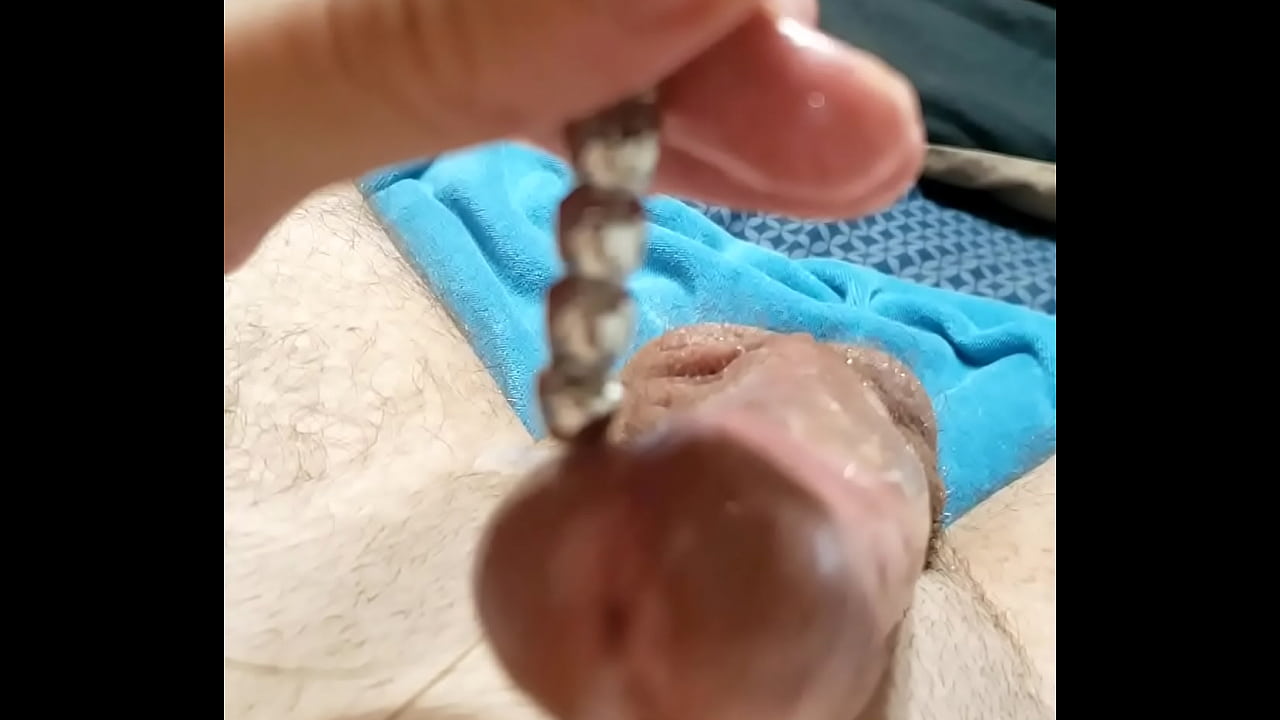 Cum leaking out of penis plug