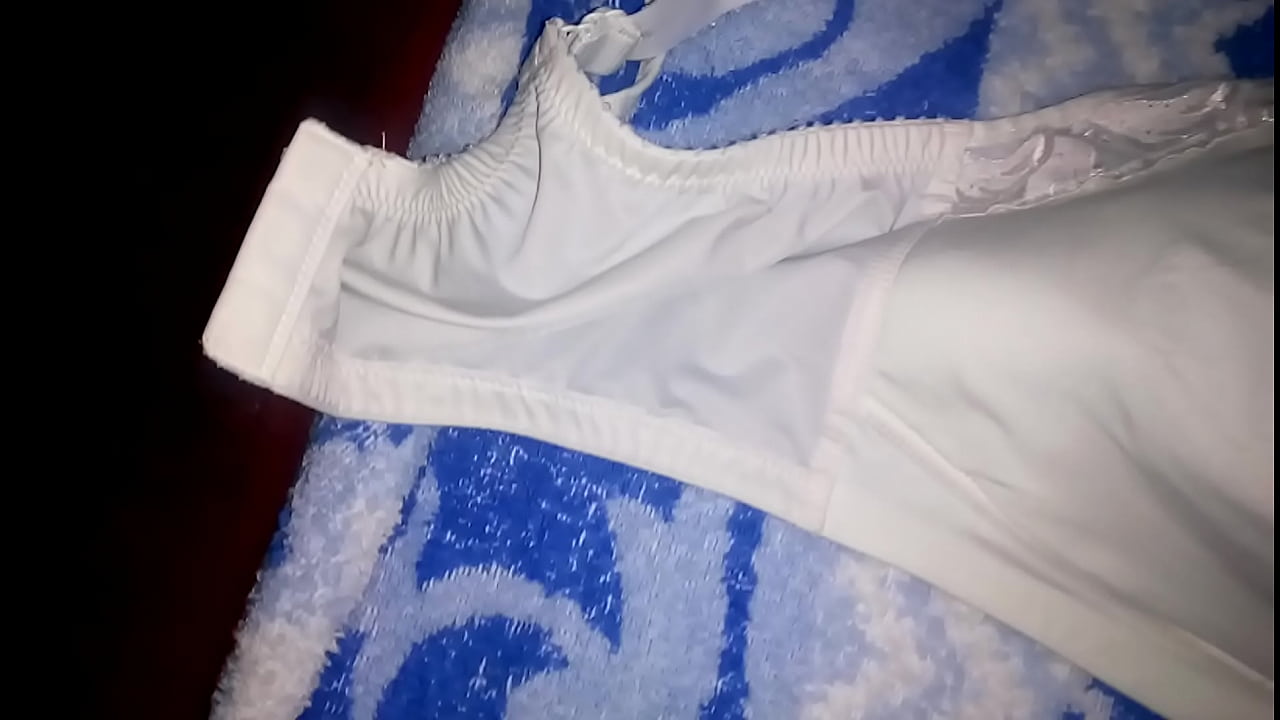 cum satin bra amateur