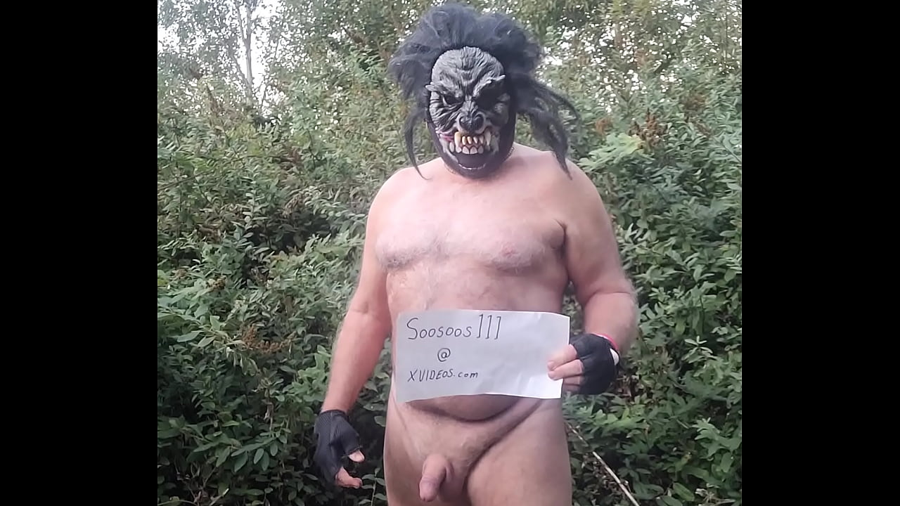 Verification video of me whilst I Exhibit myself in a public forest