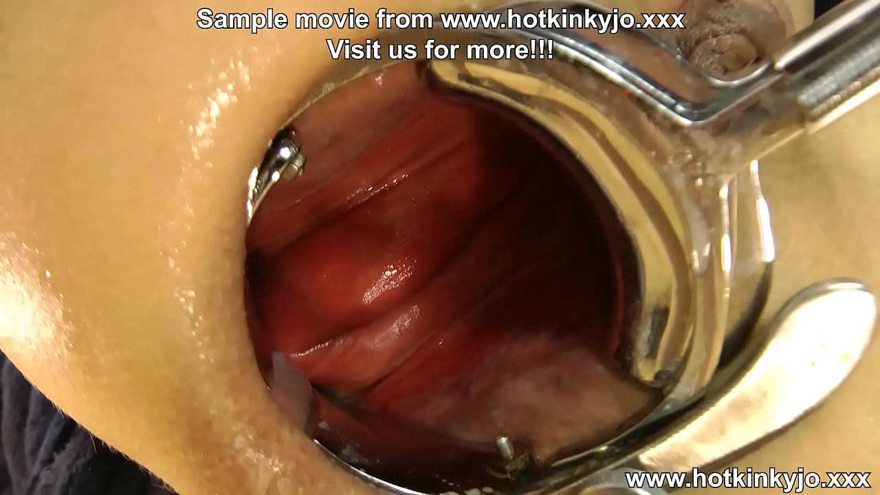 HKJ XO speculum & anal dildo really deep