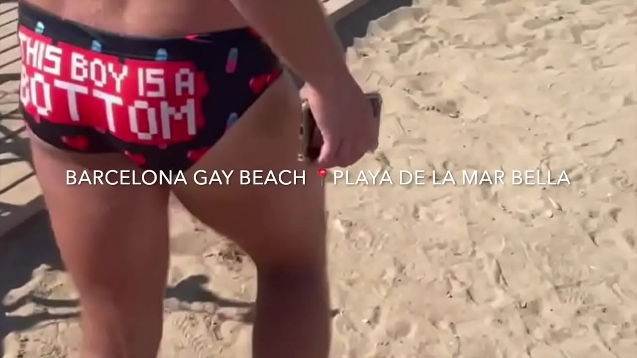 Blowjob public gay beach