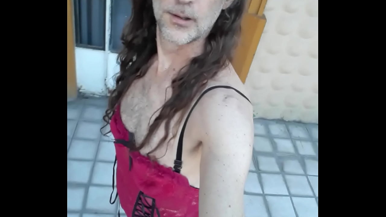 Outdoor crossdresser exibitionist bitch needs humiliation