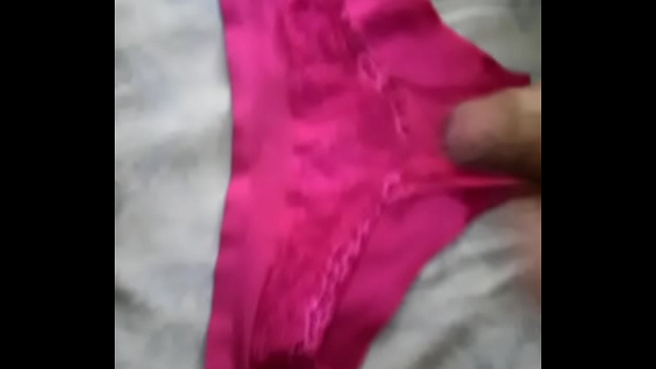 cum on pink panty