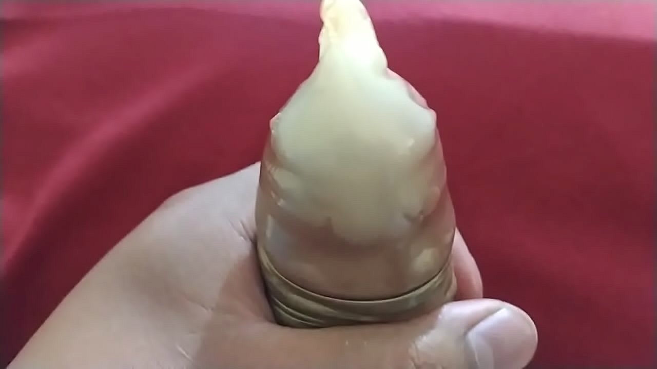 ejaculating in condom