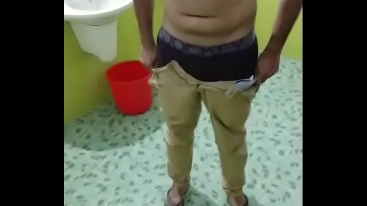 Boy sexy taking shower at home