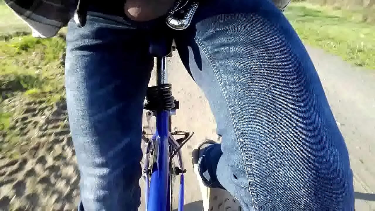 bike ride dick seems to stop handjob on the side of the road