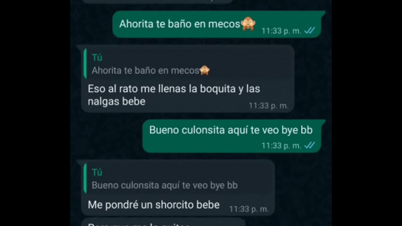 Chat privado con mi ex termina en sexo