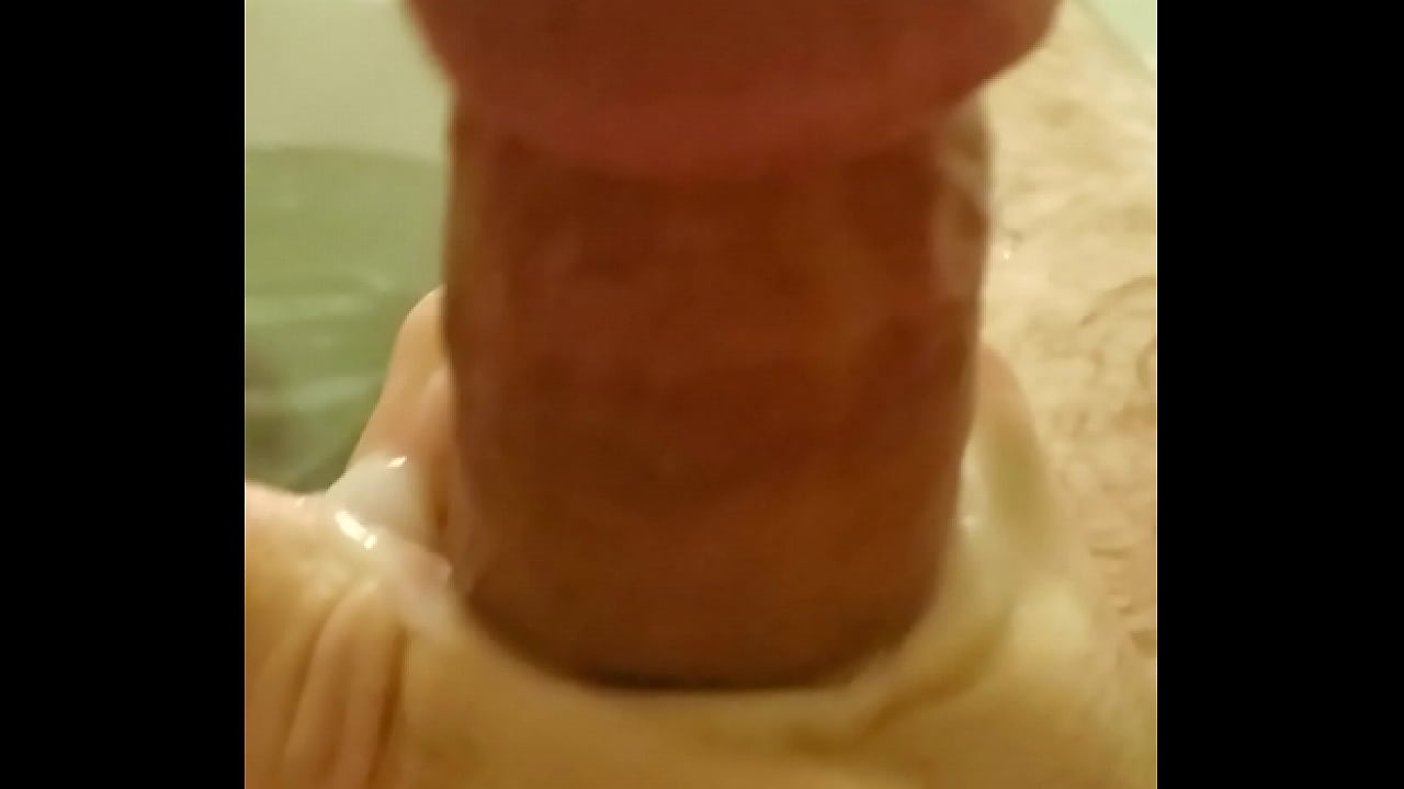 Masturbating