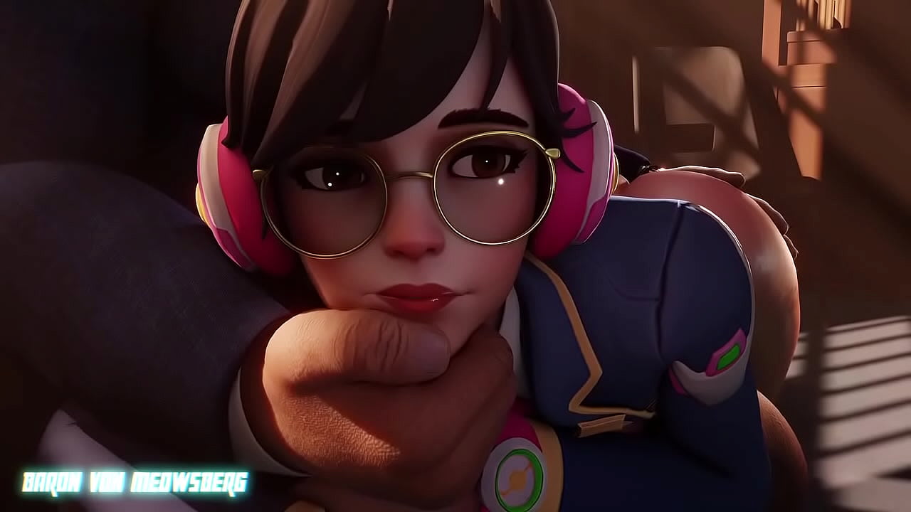 overwatch dva spanked on the ass