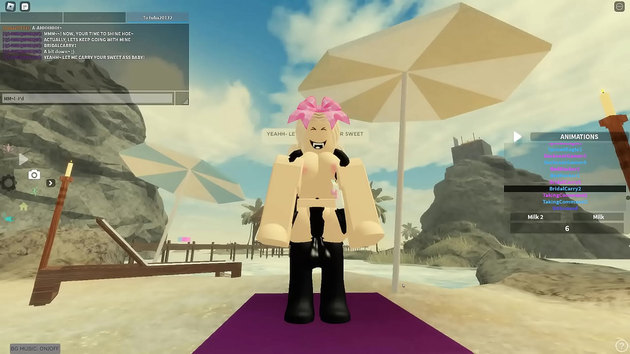 Roblox blonde preppy bitch got her holes filled by huge BBC