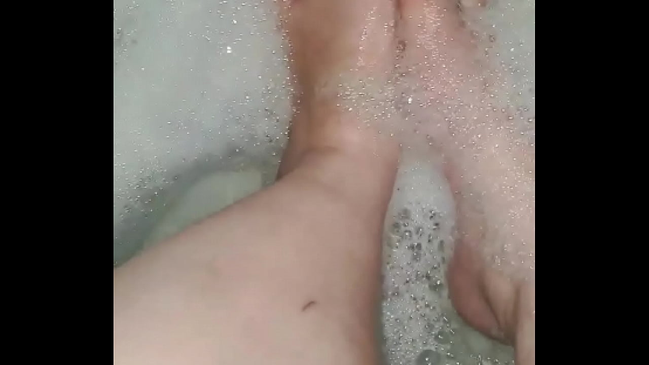 Feet getting washed